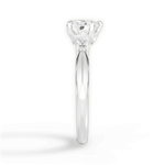 Amanda Heart Cut Lab Grown Diamond Platinum Engagement Ring - View 3