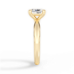 Claudia Radiant Cut Lab Grown Diamond 18Kt Yellow Gold Engagement Ring - View 4