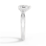 Anastasia Pear Cut Lab Grown Diamond 18Kt White Gold Engagement Ring - View 4