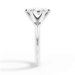 Alicia Marquise Cut Lab Grown Diamond 18Kt White Gold Engagement Ring - View 2