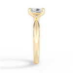 Beth Radiant Cut Lab Grown Diamond 18Kt Yellow Gold Engagement Ring - View 3