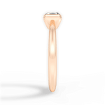 Bridget Asscher Cut Lab Grown Diamond 18Kt Rose Gold Engagement Ring - View 4