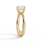 Ada Princess Cut Lab Grown Diamond 18Kt Yellow Gold Engagement Ring - View 2