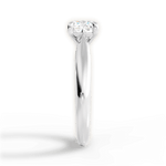 Amy Cushion Cut Lab Grown Diamond Platinum Engagement Ring - View 4