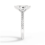Gilda Marquise Cut Lab Grown Diamond 14Kt White Gold Engagement Ring - View 4