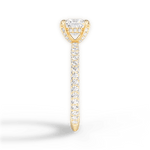 Madeline Princess Cut Lab Grown Diamond 18Kt Yellow Gold Engagement Ring - View 3