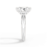 Amanda Marquise Cut Lab Grown Diamond Platinum Engagement Ring - View 3