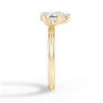 Brenda Pear Cut Lab Grown Diamond 18Kt Yellow Gold Engagement Ring - View 3