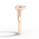 Ariana Pear Cut Lab Grown Diamond 18Kt Rose Gold Engagement Ring - View 2