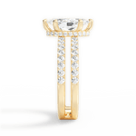 Christie Marquise Cut Lab Grown Diamond 18Kt Yellow Gold Engagement Ring - View 2