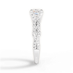 Justine Asscher Cut Lab Grown Diamond 14Kt White Gold Engagement Ring - View 4