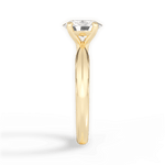 Beth Oval Cut Lab Grown Diamond 18Kt Yellow Gold Engagement Ring - View 3