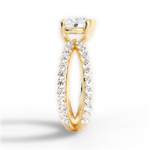 Lauren Heart Cut Lab Grown Diamond 18Kt Yellow Gold Engagement Ring - View 3