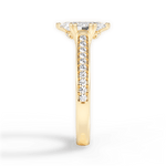 Deborah Marquise Cut Lab Grown Diamond 18Kt Yellow Gold Engagement Ring - View 2