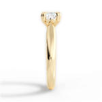 Gillian Cushion Cut Lab Grown Diamond 18Kt Yellow Gold Engagement Ring - View 3