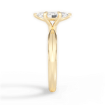 Beth Marquise Cut Lab Grown Diamond 18Kt Yellow Gold Engagement Ring - View 4