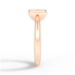 Bridget Emerald Cut Lab Grown Diamond 18Kt Rose Gold Engagement Ring - View 4