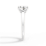Amanda Radiant Cut Lab Grown Diamond Platinum Engagement Ring - View 3