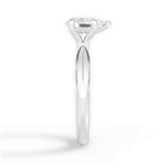 Aria Pear Cut Lab Grown Diamond 18Kt White Gold Engagement Ring - View 3