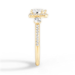 Julia Heart Cut Lab Grown Diamond 18Kt Yellow Gold Engagement Ring - View 2