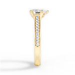 Deborah Pear Cut Lab Grown Diamond 18Kt Yellow Gold Engagement Ring - View 4