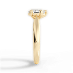 Gillian Pear Cut Lab Grown Diamond 18Kt Yellow Gold Engagement Ring - View 2