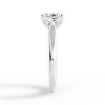 Carrie Radiant Cut Lab Grown Diamond 14Kt White Gold Engagement Ring - View 4