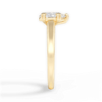 Courtney Pear Cut Lab Grown Diamond 18Kt Yellow Gold Engagement Ring - View 3