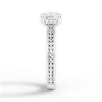 Katelyn Princess Cut Lab Grown Diamond 14Kt White Gold Engagement Ring - View 2