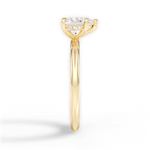 Brenda Heart Cut Lab Grown Diamond 18Kt Yellow Gold Engagement Ring - View 3