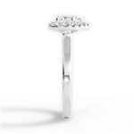 Fiona Heart Cut Lab Grown Diamond 18Kt White Gold Engagement Ring - View 4