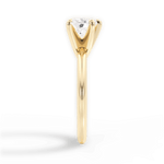 Casey Heart Cut Lab Grown Diamond 18Kt Yellow Gold Engagement Ring - View 3