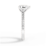 Gilda Pear Cut Lab Grown Diamond 14Kt White Gold Engagement Ring - View 3
