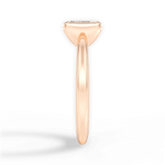 Bridget Radiant Cut Lab Grown Diamond 18Kt Rose Gold Engagement Ring - View 3