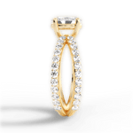 Lauren Oval Cut Lab Grown Diamond 18Kt Yellow Gold Engagement Ring - View 3