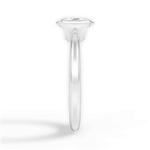 Bridget Oval Cut Lab Grown Diamond 18Kt White Gold Engagement Ring - View 2