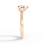 Carrie Pear Cut Lab Grown Diamond 18Kt Rose Gold Engagement Ring - View 2