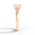 Ariana Princess Cut Lab Grown Diamond 18Kt Rose Gold Engagement Ring - View 4