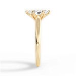 Carrie Marquise Cut Lab Grown Diamond 18Kt Yellow Gold Engagement Ring - View 3