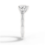 Aaliyah Heart Cut Lab Grown Diamond 14Kt White Gold Engagement Ring - View 2