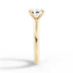 Allison Oval Cut Lab Grown Diamond 18Kt Yellow Gold Engagement Ring - View 3