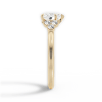 Celeste Heart Cut Lab Grown Diamond 18Kt Yellow Gold Engagement Ring - View 3