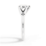 Alicia Pear Cut Lab Grown Diamond Platinum Engagement Ring - View 4