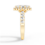 Lacey Marquise Cut Lab Grown Diamond 18Kt Yellow Gold Engagement Ring - View 3