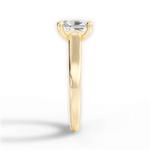 Ariana Radiant Cut Lab Grown Diamond 18Kt Yellow Gold Engagement Ring - View 4