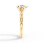 Caroline Pear Cut Lab Grown Diamond 18Kt Yellow Gold Engagement Ring - View 3