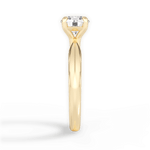 Beth Round Cut Lab Grown Diamond 18Kt Yellow Gold Engagement Ring - View 2