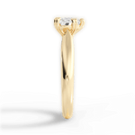 Gillian Heart Cut Lab Grown Diamond 18Kt Yellow Gold Engagement Ring - View 3