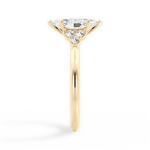 Celeste Marquise Cut Lab Grown Diamond 18Kt Yellow Gold Engagement Ring - View 2