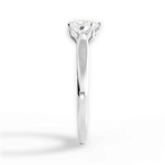 Carrie Heart Cut Lab Grown Diamond 18Kt White Gold Engagement Ring - View 4